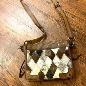 Western cowhide purse